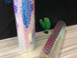 鐳射TPU彩虹膜 橢圓型幻彩膜 可支持定制各種紋路 工廠直銷