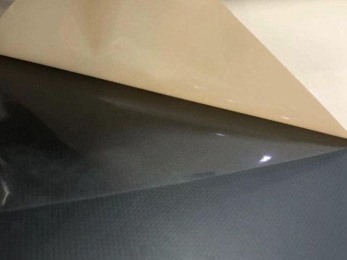 TPU離型膜杏色 厚0.03mm復(fù)合布料zc免熱熔膜 貼合